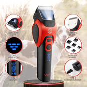 Машинка для стрижки тварин VGR V-208 RED. Зображення №2