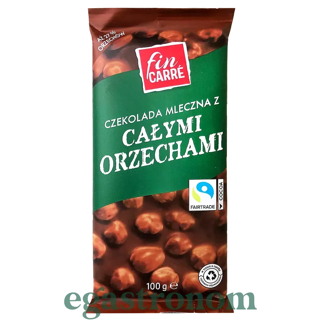 Шоколад молочний з фундуком Фін Карре Fin Carre 100g 40шт/ящ Шоколад молочний з фундуком Фін Карре Fin Carre 100g 40шт/ящ