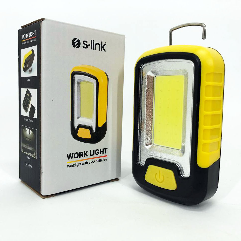 Міні-прожектор S-link SL-F673 (працює на батарейках) з магнітом, світлодіодний ліхтар для кемпінгу Міні-прожектор S-link SL-F673 (працює на батарейках) з магнітом, світлодіодний ліхтар для кемпінгу