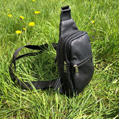 Сумка з натуральної шкіри, слінг чоловічий чорний, барсетка, крос боді, Практична сумка-месенджер. Зображення №19 Сумка з натуральної шкіри, слінг чоловічий чорний, барсетка, крос боді, Практична сумка-месенджер. Зображення №19