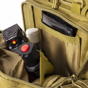 Качественная тактическая сумка, укрепленная мужская сумка рюкзак тактическая слинг. Цвет: койот. Изображение №13