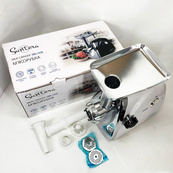 М'ясорубка Suntera SMG-5418W, електром'ясорубка для дому, м'ясорубка з металевим редуктором. Зображення №7