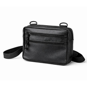 Мужская сумка месенджер из натуральной кожи, вместительная кожаная сумка через плечо. Изображение №5