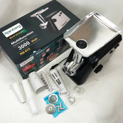 М'ясорубка Rainberg RB-672 3000W електрична з реверсом та соковижималкою, м'ясорубка електрична метал. Зображення №5