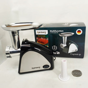 Електрична м'ясорубка Rainberg RB-678 3000Вт з насадкою для ковбас шнекова електром'ясорубка. Зображення №4 Електрична м'ясорубка Rainberg RB-678 3000Вт з насадкою для ковбас шнекова електром'ясорубка. Зображення №4