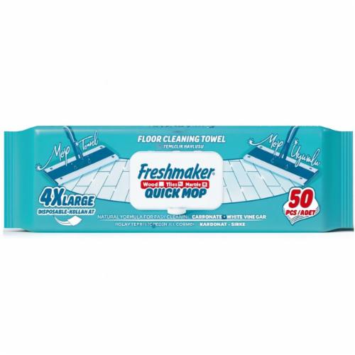 Серветки для миття підлоги Freshmaker Quick Mop 50 шт Серветки для миття підлоги Freshmaker Quick Mop 50 шт