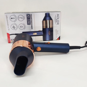 Фен Adler AD 2280 1800Вт 2 швидкості 3 режими холодне повітря концентратор кабель 1,8 м. Зображення №2