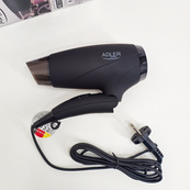 Фен для волосся складний Adler AD 2266 1400Вт з насадкою концентратором. Зображення №3