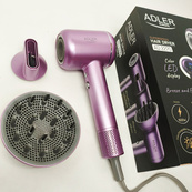 Фен для волос ADLER AD 2270P SUPERSPEED 1600Вт с дисплеем ионизация. Изображение №3