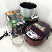 Мультиварка Rainberg RB-6207 З Фритюрницею, 12 Програм, скороварка пароварка мультиварка. Колір коричневий. Зображення №2 Мультиварка Rainberg RB-6207 З Фритюрницею, 12 Програм, скороварка пароварка мультиварка. Колір коричневий. Зображення №2