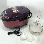 Мультиварка Rainberg RB-6207 З Фритюрницею, 12 Програм, скороварка пароварка мультиварка. Колір коричневий. Зображення №9 Мультиварка Rainberg RB-6207 З Фритюрницею, 12 Програм, скороварка пароварка мультиварка. Колір коричневий. Зображення №9