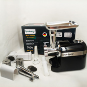 М'ясорубка Rainberg RB-2270 з реверсом та насадками для шатківниці та ковбас 3800Вт Black. Зображення №2