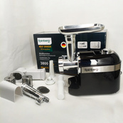 М'ясорубка Rainberg RB-2270 з реверсом та насадками для шатківниці та ковбас 3800Вт Black. Зображення №3