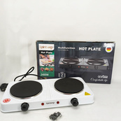 Электрическая плита дисковая плита Rainberg RB-999 электроплита 2400Вт White. Изображение №3