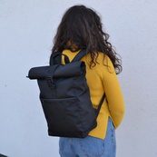 Рюкзак Roll Top мужской-женский для ноутбука городской ролл топ, большой рюкзак для путешествий. Изображение №2 Рюкзак Roll Top мужской-женский для ноутбука городской ролл топ, большой рюкзак для путешествий. Изображение №2