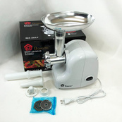 Кухонная электрическая мясорубка Domotec MS-2017 с реверсом 2500Вт, мясорубка для мяса White. Изображение №7