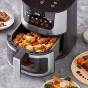 Аерофритюрка для смаження без масла Domotec MS-3221 3500Вт 7л. Зображення №12