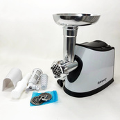 Электромясорубка с соковыжималкой Rainberg RB-674 3000Вт, электромясорубка для шинковки, мощная мясорубка. Изображение №4