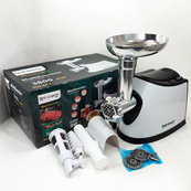 Электромясорубка с соковыжималкой Rainberg RB-674 3000Вт, электромясорубка для шинковки, мощная мясорубка. Изображение №6