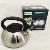 Чайник Rainberg RB-627 із нержавіючої сталі зі свистком. Зображення №2