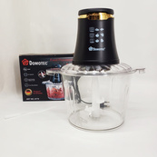 Подрібнювач електричний Domotec MS-7041, 600Вт, 3 л, Кухонний блендер з чашею. Зображення №2