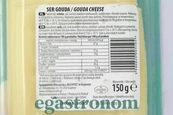 Сир нарізка гауда Млекпол Mlekpol gouda 150g 12шт/ящ. Зображення №2