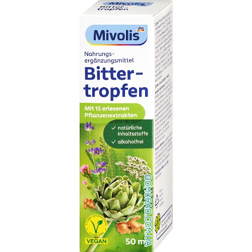 Mivolis Краплі трав'яні Bittertropfen 50ml Mivolis Краплі трав'яні Bittertropfen 50ml