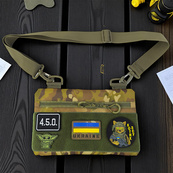 Молодіжна тактична сумка для патчів на плече з 4 кишенями multicam. Зображення №6 Молодіжна тактична сумка для патчів на плече з 4 кишенями multicam. Зображення №6