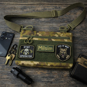 Молодіжна тактична сумка для патчів на плече з 4 кишенями multicam. Зображення №13 Молодіжна тактична сумка для патчів на плече з 4 кишенями multicam. Зображення №13