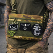 Молодіжна тактична сумка для патчів на плече з 4 кишенями multicam. Зображення №21 Молодіжна тактична сумка для патчів на плече з 4 кишенями multicam. Зображення №21