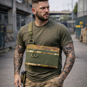 Молодіжна тактична сумка для патчів на плече з 4 кишенями multicam. Зображення №23 Молодіжна тактична сумка для патчів на плече з 4 кишенями multicam. Зображення №23