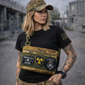 Молодіжна тактична сумка для патчів на плече з 4 кишенями multicam. Зображення №24 Молодіжна тактична сумка для патчів на плече з 4 кишенями multicam. Зображення №24