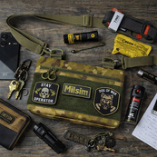 Молодіжна тактична сумка для патчів на плече з 4 кишенями multicam. Зображення №25 Молодіжна тактична сумка для патчів на плече з 4 кишенями multicam. Зображення №25