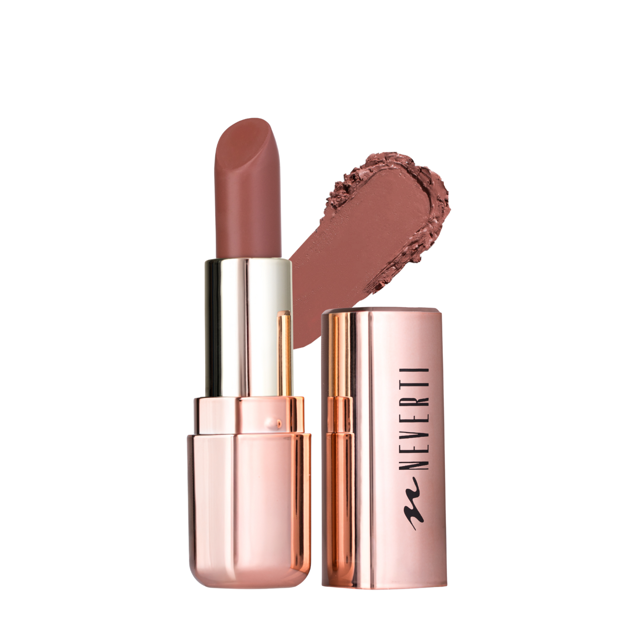 Помада для губ Neverti Matt Idole матова стійка NP705, 104 Peach Play Кофейна Помада для губ Neverti Matt Idole матова стійка NP705, 104 Peach Play Кофейна