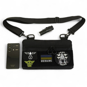 Молодіжна тактична сумка для патчів на плече з 4 кишенями black. Зображення №2 Молодіжна тактична сумка для патчів на плече з 4 кишенями black. Зображення №2