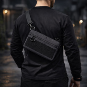 Молодіжна тактична сумка для патчів на плече з 4 кишенями black. Зображення №16 Молодіжна тактична сумка для патчів на плече з 4 кишенями black. Зображення №16