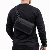 Молодіжна тактична сумка для патчів на плече з 4 кишенями black. Зображення №17 Молодіжна тактична сумка для патчів на плече з 4 кишенями black. Зображення №17