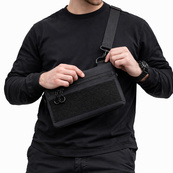 Молодіжна тактична сумка для патчів на плече з 4 кишенями black. Зображення №18 Молодіжна тактична сумка для патчів на плече з 4 кишенями black. Зображення №18