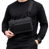 Молодіжна тактична сумка для патчів на плече з 4 кишенями black. Зображення №19 Молодіжна тактична сумка для патчів на плече з 4 кишенями black. Зображення №19