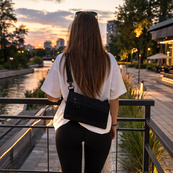 Молодіжна тактична сумка для патчів на плече з 4 кишенями black. Зображення №25 Молодіжна тактична сумка для патчів на плече з 4 кишенями black. Зображення №25