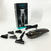 Беспроводная машинка Для Стрижки Волос VGR V-030 Бoдигpуммep, подстригательная машинка профессиональная. Изображение №9