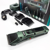 Аккумуляторная беспроводная машинка для стрижки волос VGR V-696 с LED дисплеем и ТУРБО режимом. Изображение №8