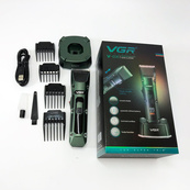 Аккумуляторная беспроводная машинка для стрижки волос VGR V-696 с LED дисплеем и ТУРБО режимом. Изображение №12