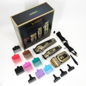 Набор для стрижки волос и бороды с насадками 3в1 VGR V-642 Аккумуляторная машинка с триммером и шейвером. Изображение №8