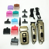 Набор для стрижки волос и бороды с насадками 3в1 VGR V-642 Аккумуляторная машинка с триммером и шейвером. Изображение №11