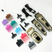 Набор для стрижки волос и бороды с насадками 3в1 VGR V-642 Аккумуляторная машинка с триммером и шейвером. Изображение №12