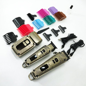 Набор для стрижки волос и бороды с насадками 3в1 VGR V-642 Аккумуляторная машинка с триммером и шейвером. Изображение №15