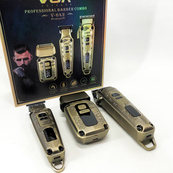 Набор для стрижки волос и бороды с насадками 3в1 VGR V-642 Аккумуляторная машинка с триммером и шейвером. Изображение №19