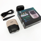 Електробритва VGR V-345. Колір: бежевий. Зображення №8