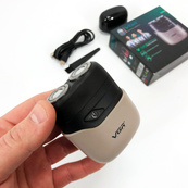 Електробритва VGR V-345. Колір: бежевий. Зображення №9